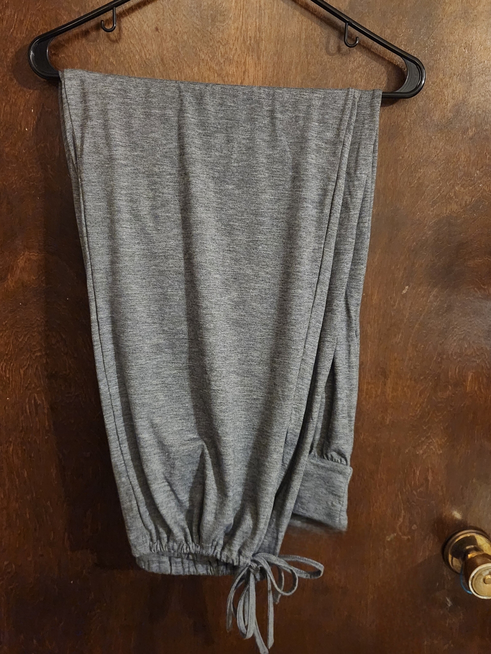 HALARA Womens Heather Gray High Rise Drawstring Joggers W Pockets NWOT! XL